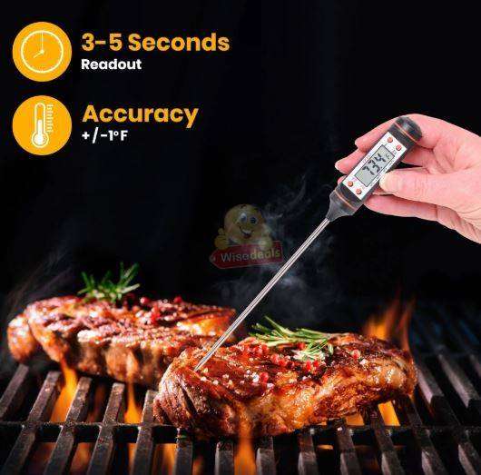 Digital LCD Display Thermometer for Meat and Cooking