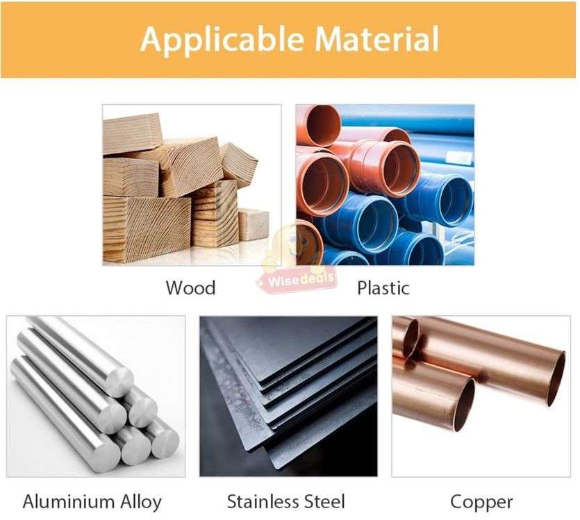 50 Piece Titanium Coated HSS Drill Bit Set