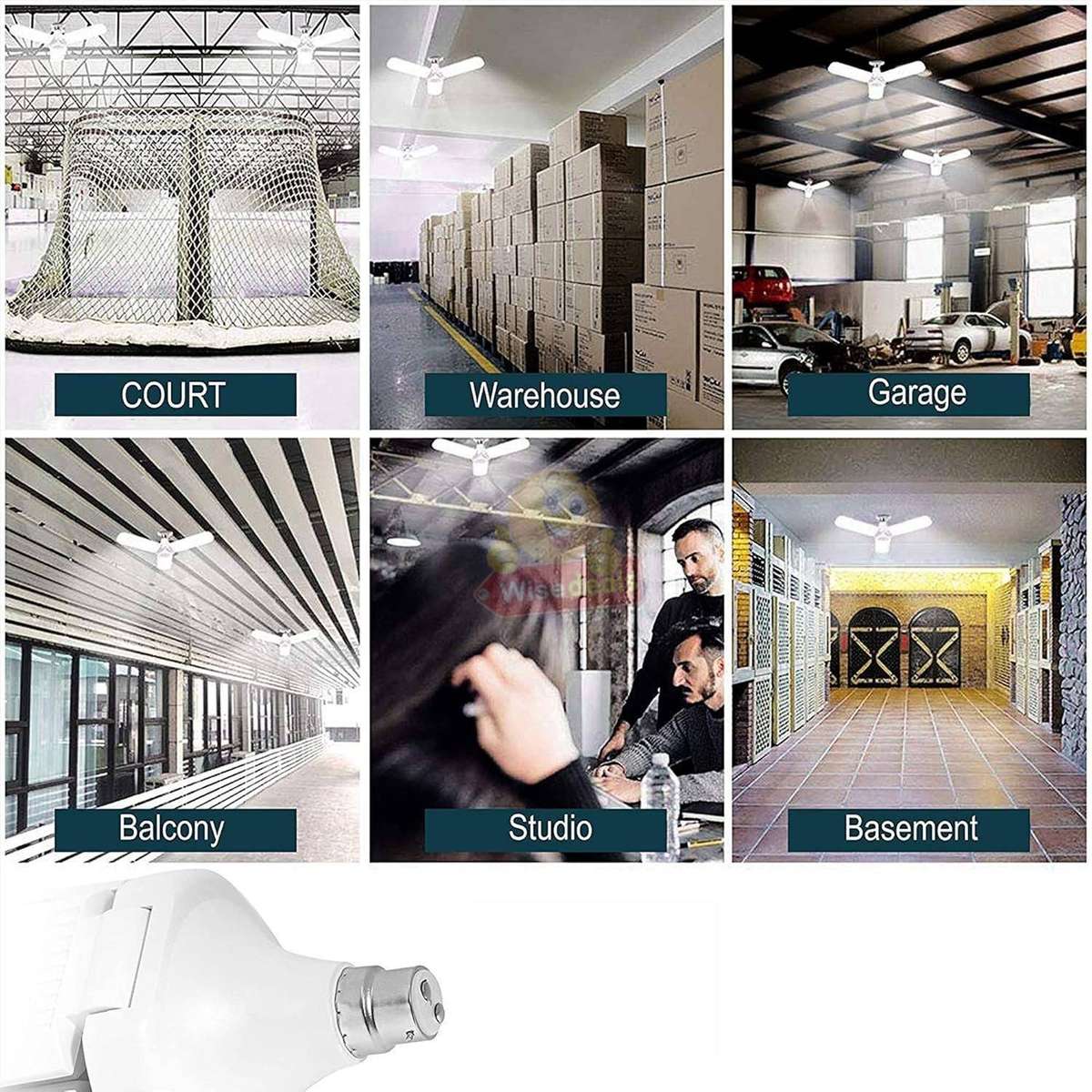 B22 LED Fan-Blade Light