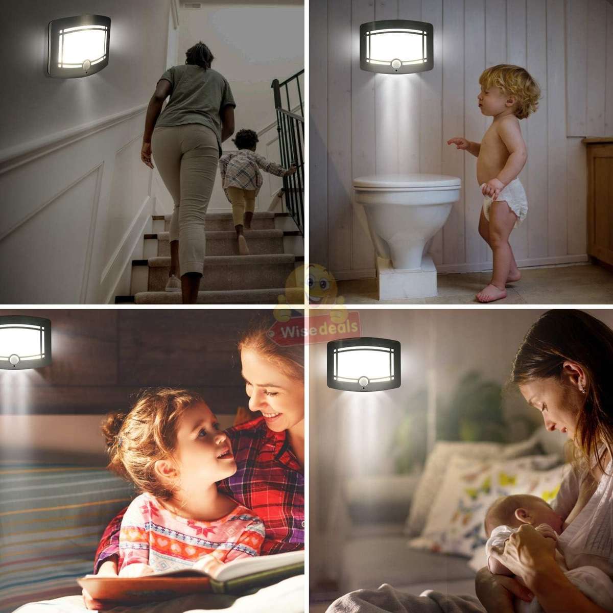 Motion Sensor LED Wall Sconce Light