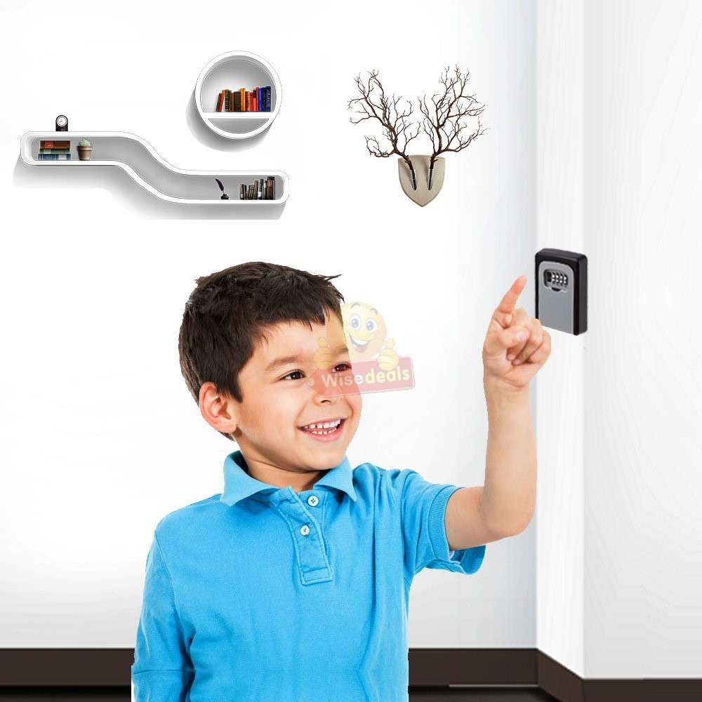 Outdoor wall mounted Key Safe with combination lock