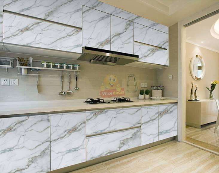 Self-Adhesive water-resistant Marble Pattern Film 40CM x 2M