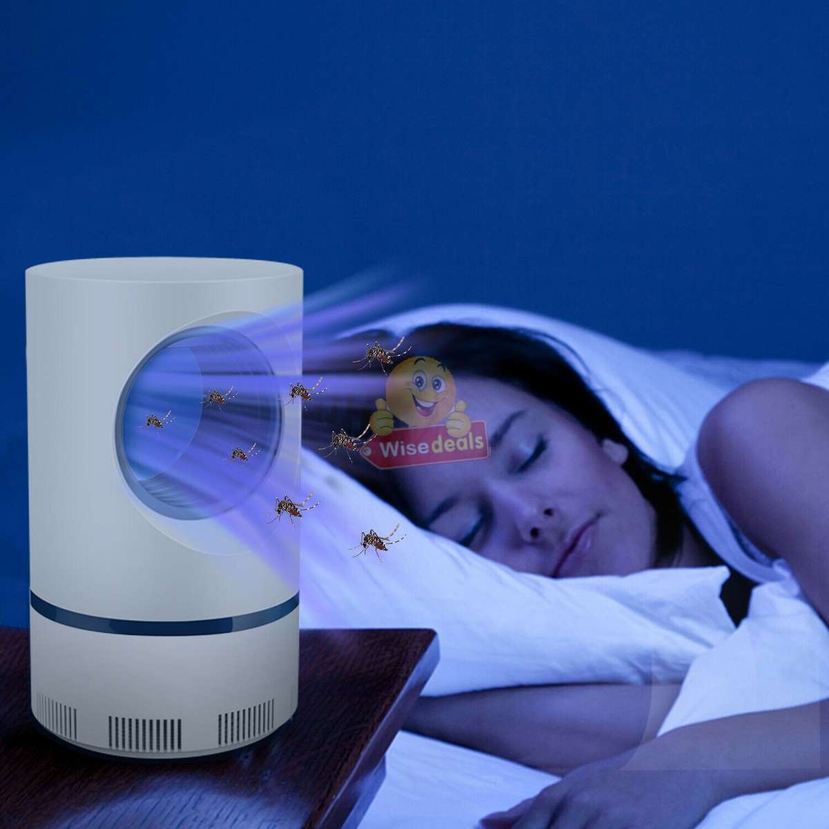 Effective UV Light Mosquito and Insect Killer, powered by USB for Indoor and Outdoor use
