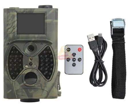 16MP Trial Camera with Remote Control and Accessories High-Quality Photos and Videos
