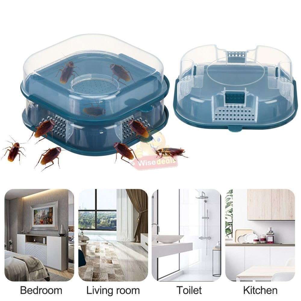 Reusable Double Layer Cockroach Harmless Trap for Home Garden