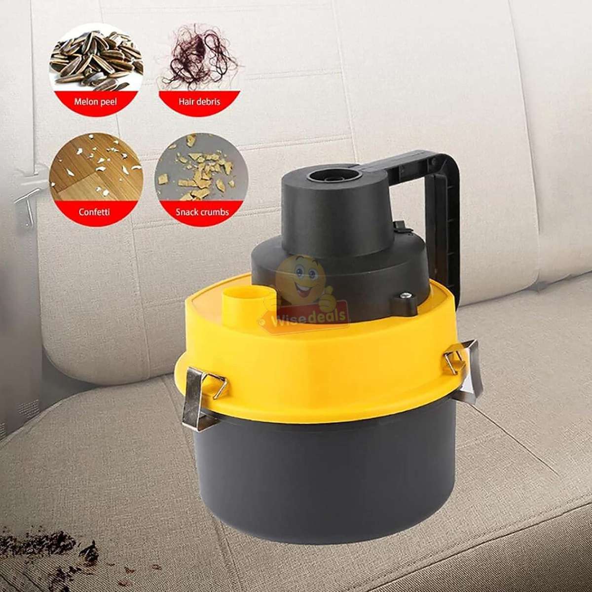 Large Tyre Inflator Plus Wet and Dry Vacuum Cleaner