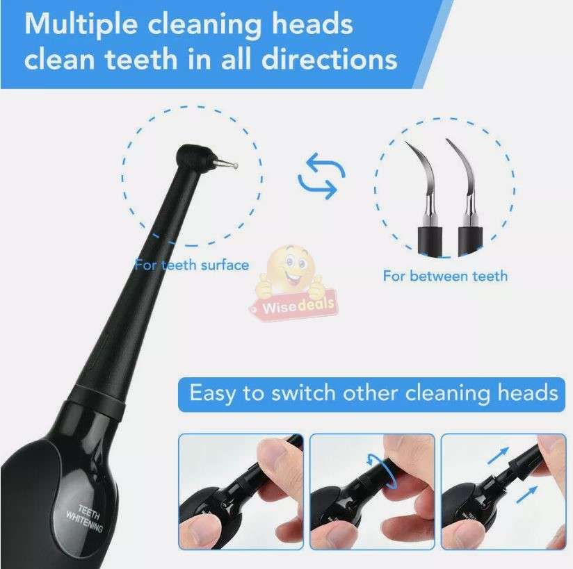 High-Speed Acoustic Vibration Electric Toothbrush and Grinding Heads