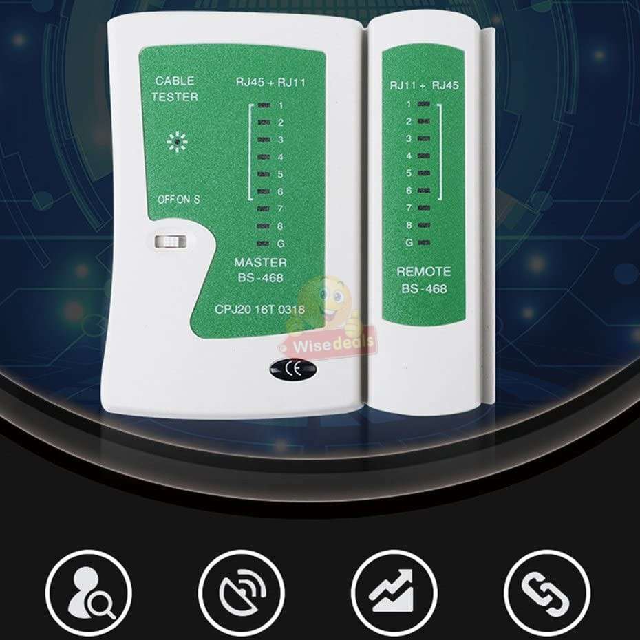 Network Cable Tester with Leather Bag