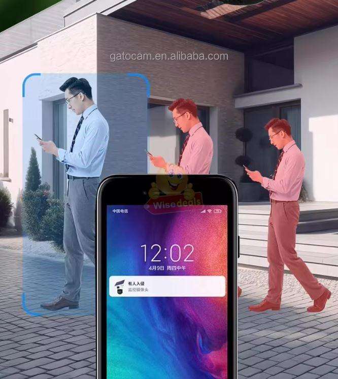 SOLAR Dual Lens & Dual Screen PTZ IP 4G Sim Card Camera