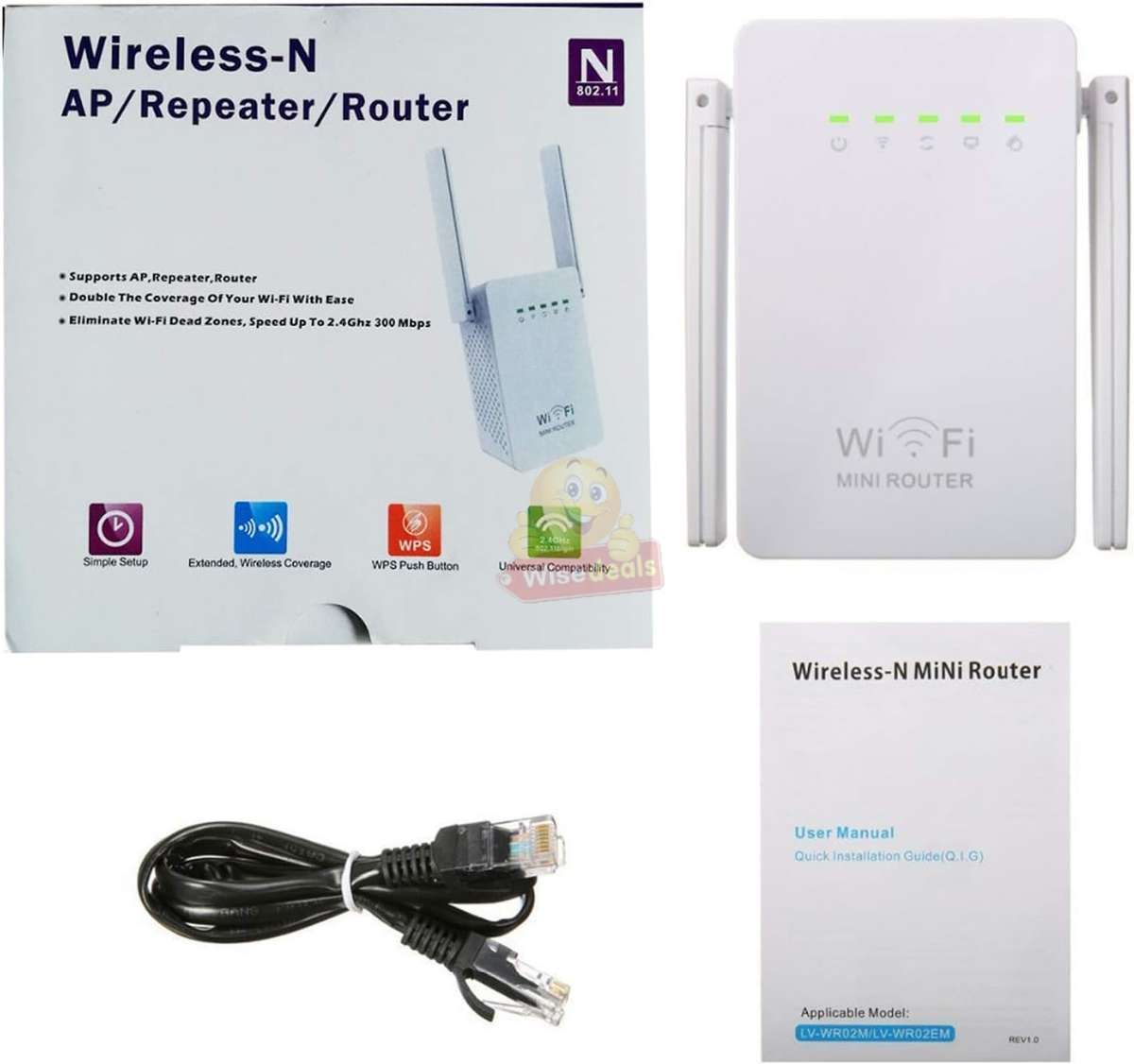 WIFI Extender and Mini Router to extend WIFI signal