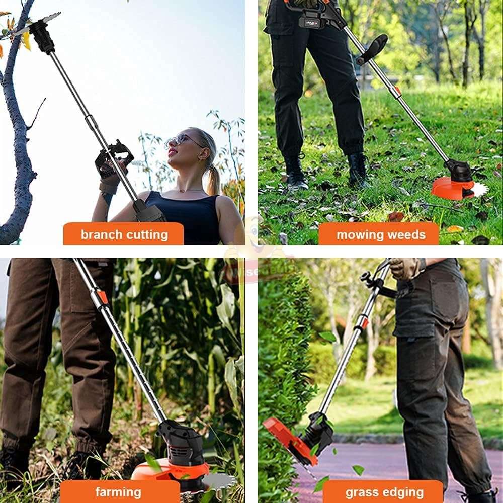 Rechargeable Wireless Lawn Mower and Grass Cutter with 48V Lithium Battery