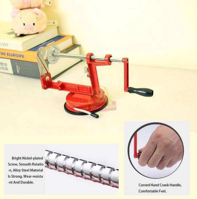 Aluminium Spiral Potato Slicer Suction Stand