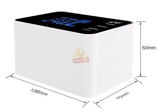 Multi-port USB Fast Charging Station Adapter with Wireless Charger