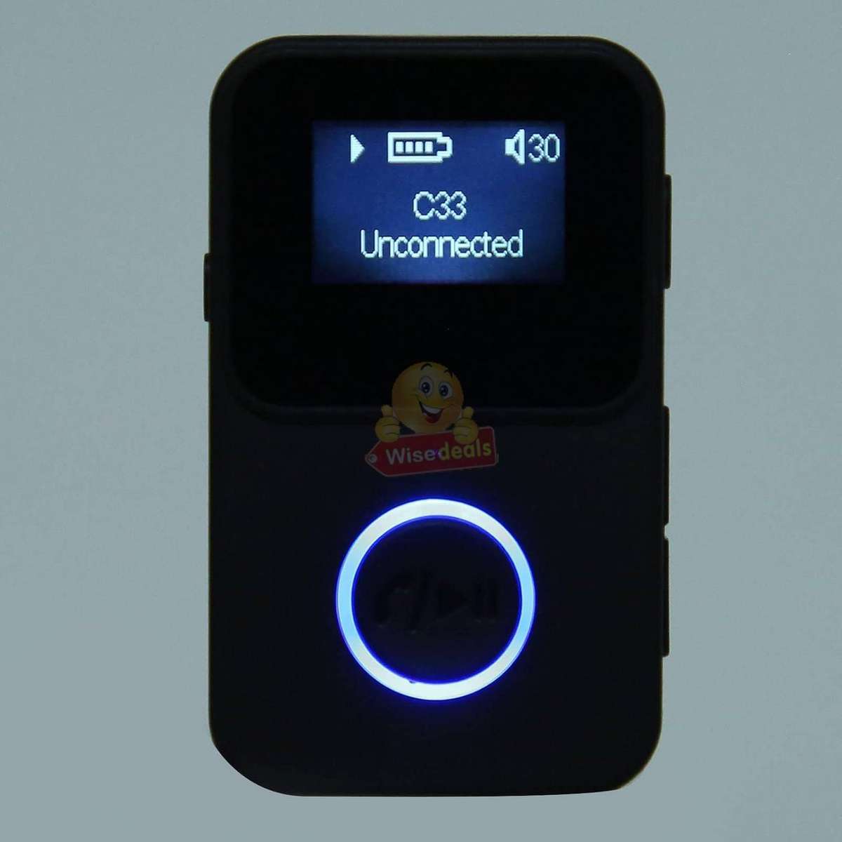 Portable Wireless Audio Player C33 Bluetooth 5.0, MicroSD, AUX, 200mAh