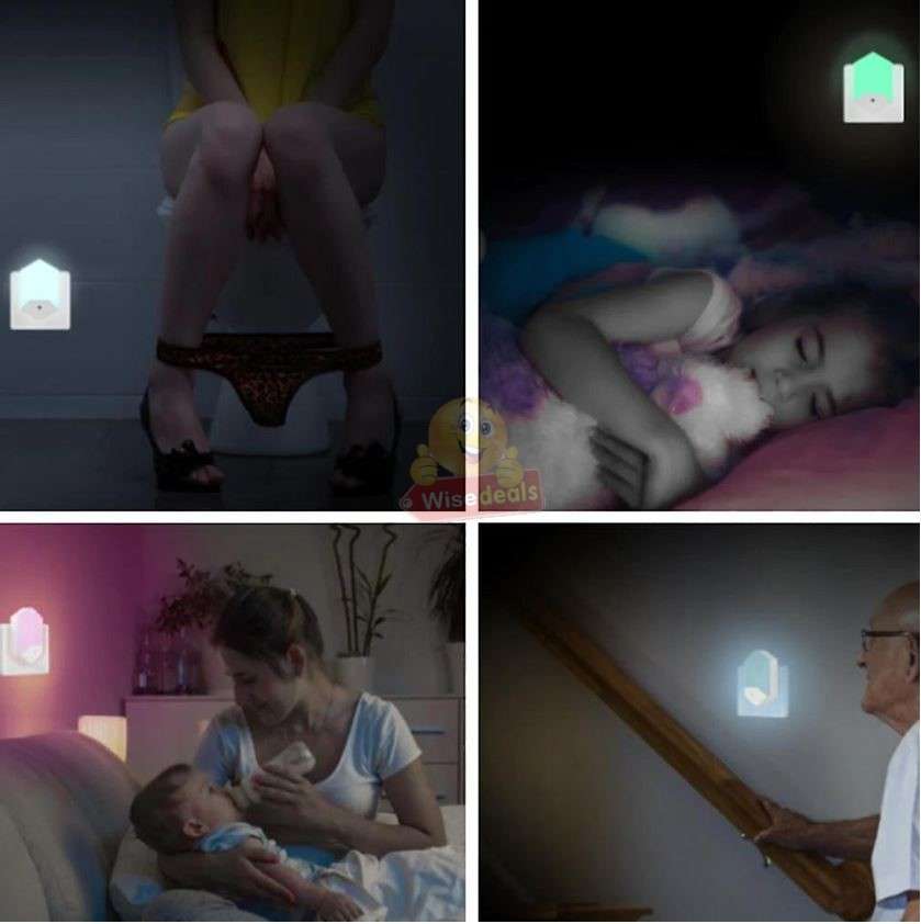 Smart RGB 16 Colour Night Light with 4 Dynamic Lighting Effects