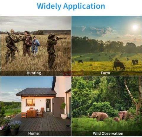 16MP Trial Camera with Remote Control and Accessories High-Quality Photos and Videos