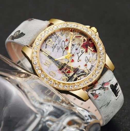 Elegant Paris Themed Eiffel Tower Ladies Watch in Complimentary Gift Box