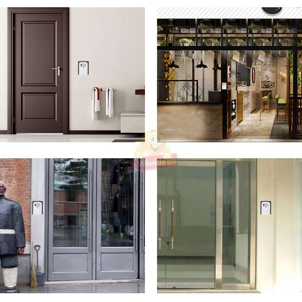 Outdoor wall mounted Key Safe with combination lock