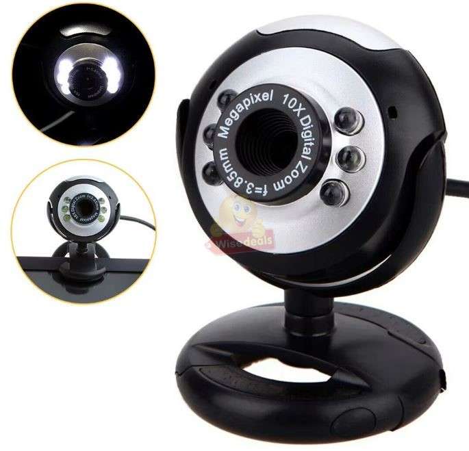 Mini USB Laptop Desktop HD Webcam with Microphone