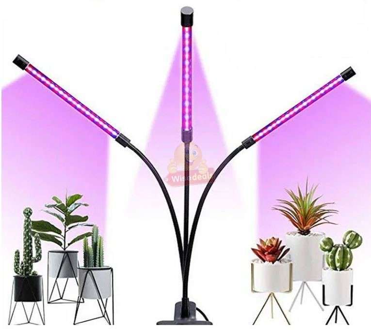 3 Adjustable Light Head LED Grow Light system