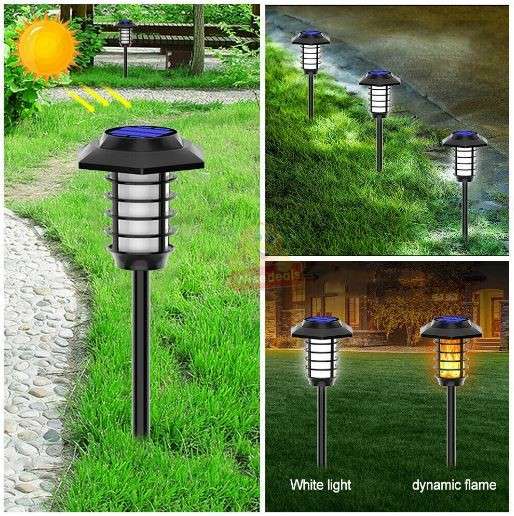 Dancing Flame and White Light 2 Piece Light Set