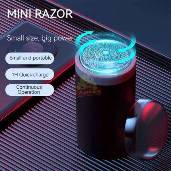 Travel Portable Wet and Dry USB Rechargeable Mini Shaver