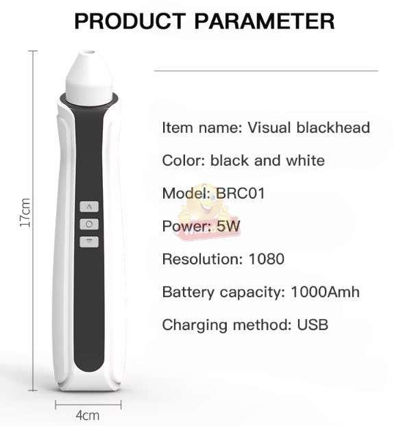 Enlarge by Camera 500X times WIFI Blackhead Remover