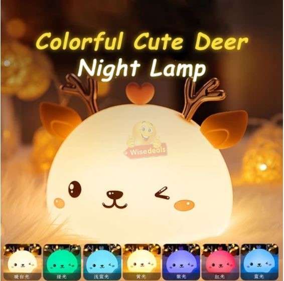 Silicone Soft Touch Bunny Night light Lamp