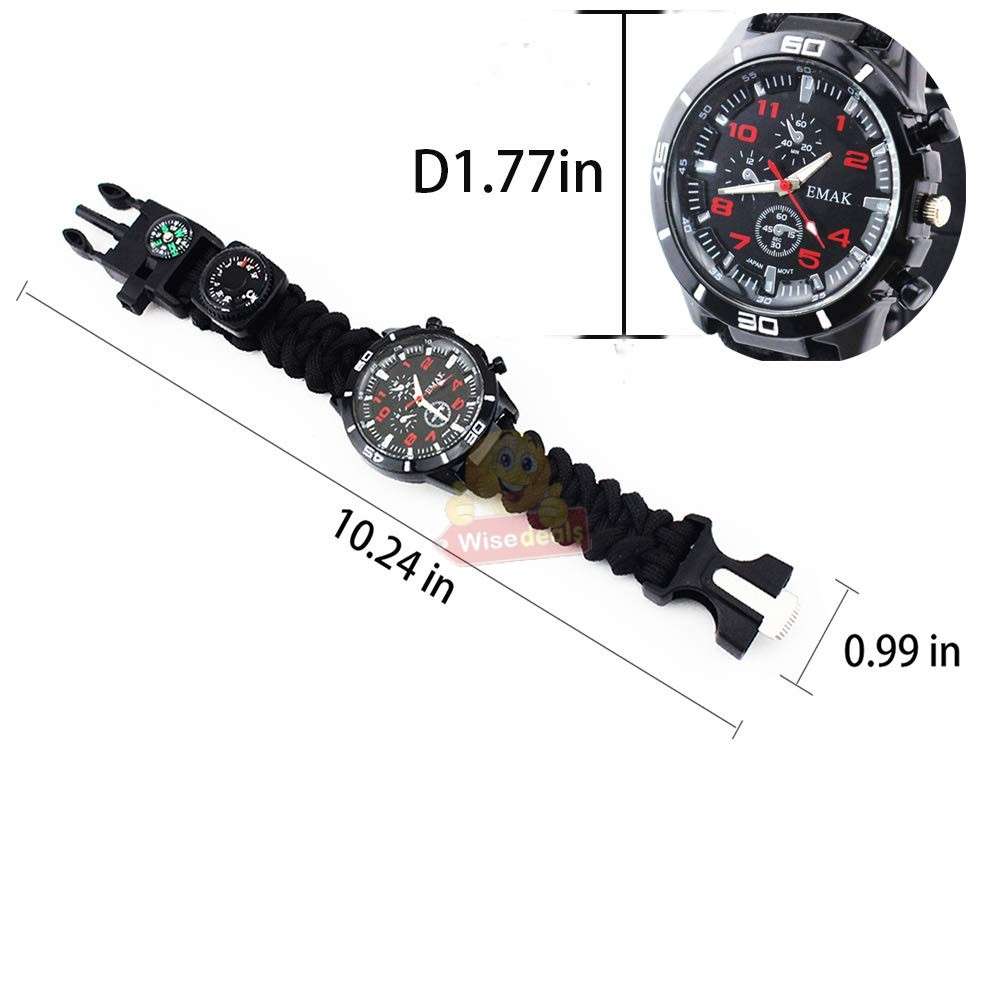 Survival Watch with lots of Features and Accessories