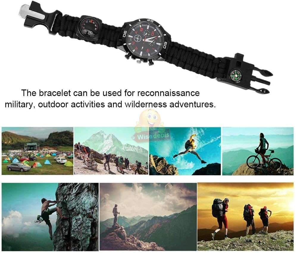 Survival Watch with lots of Features and Accessories