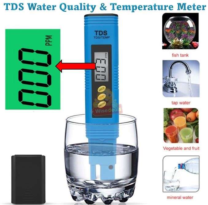 LCD Digital TDS Water Quality and Temperature Meter