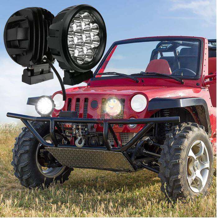 60W Spot Beam 6 Inch Round LED Spotlight