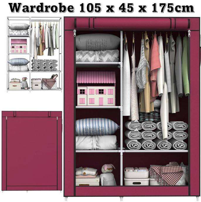 Large Storage Wardrobe 105 x 45 x 175cm