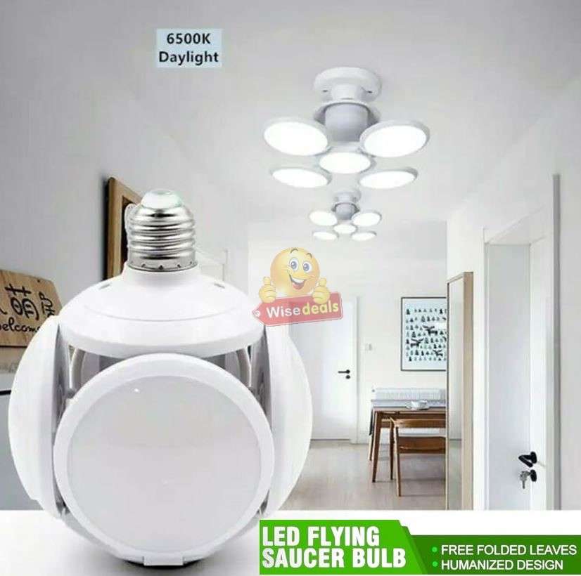 40W E27 Deformable LED Folding Football UFO Light