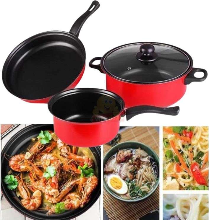 4 Piece Stainless Steel Non-Stick Cookware Set - START R1 ONLY