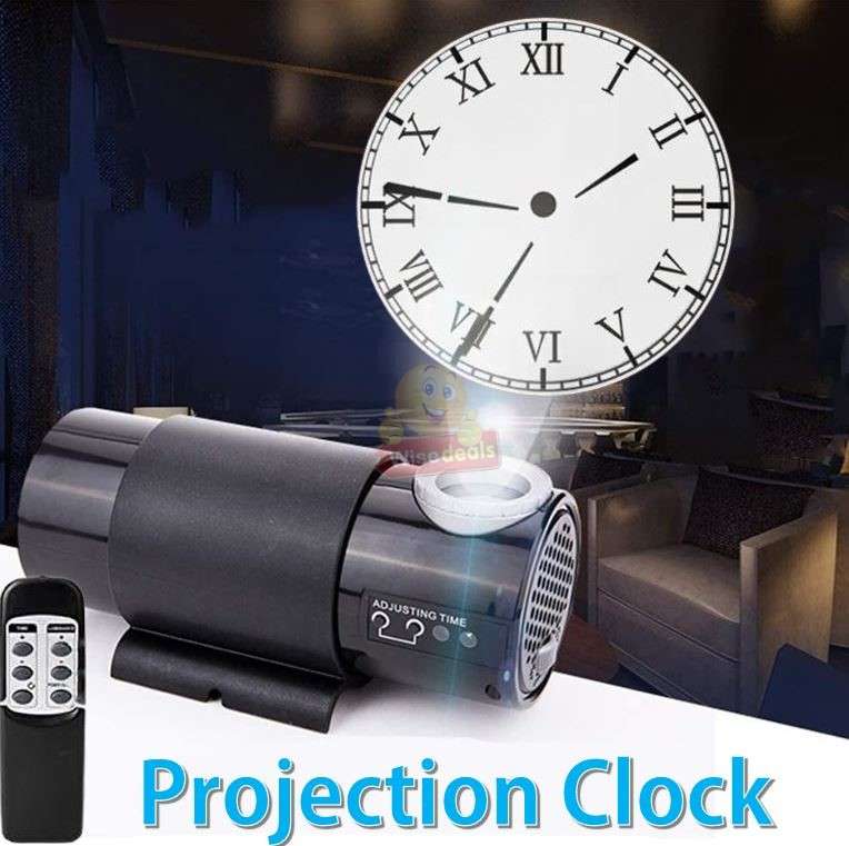 LED Projection Roman Clock with Remote Control
