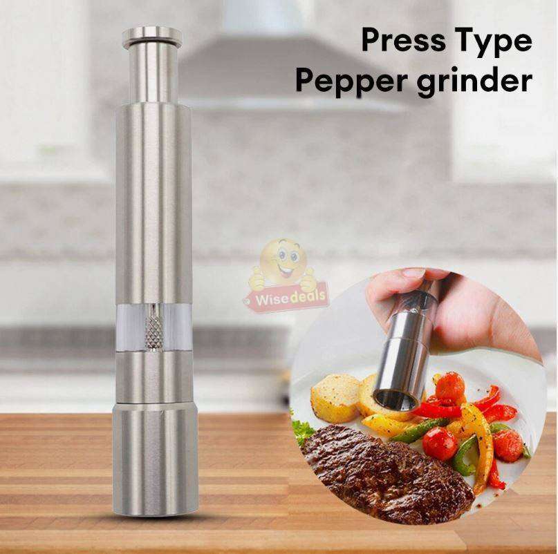 Stainless Steel Pressing Pepper Mill