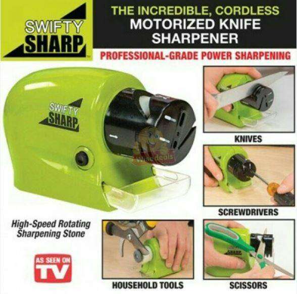 Cordless Battery Operator Swift Sharp Sharpener