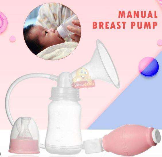 Multi-function 120ml Manual Breast-Feeding Pump with Lid