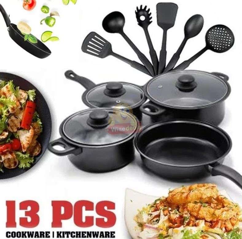 13 Piece Value Pack Cookware and Utensil Set
