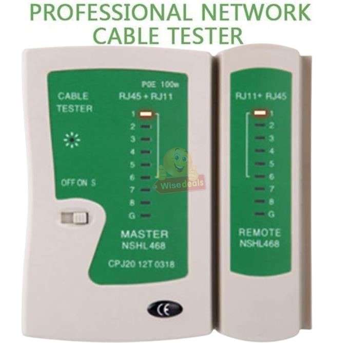 Network Cable Tester with Leather Bag