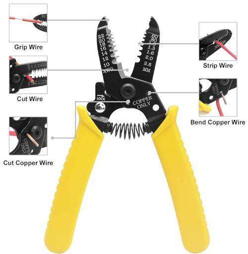2 in 1 Stripping and cutting Wire Stripper