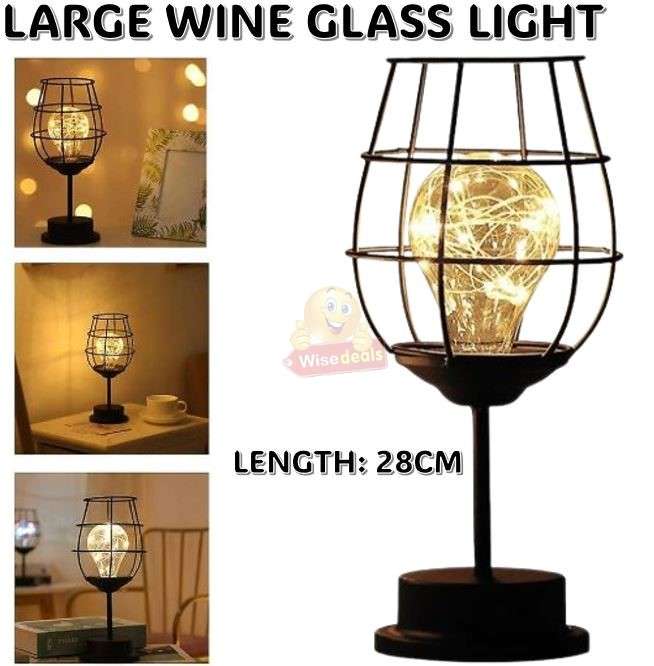 LED Wine Glass Shape Lamp