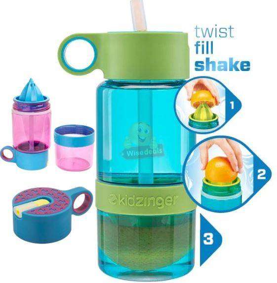 Flavour with a Twist Juice Zinger Fruit Infused Water Bottle