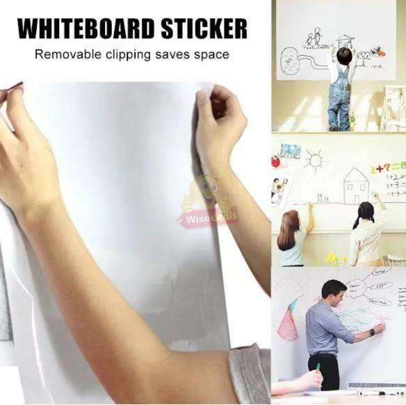 Whiteboard Wall Sticker 2000mm X 600mm