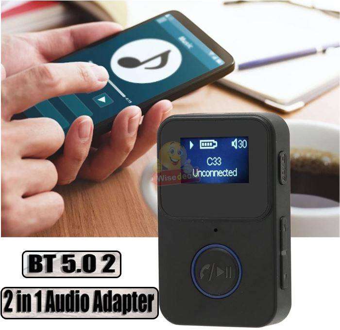Portable Wireless Audio Player C33 Bluetooth 5.0, MicroSD, AUX, 200mAh