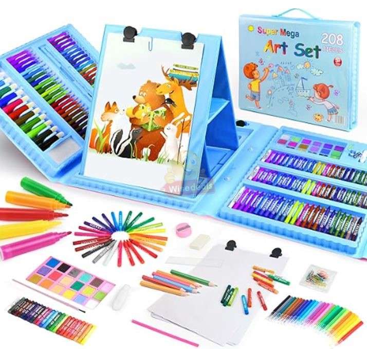 208 Piece Premium Art Set only available in Blue