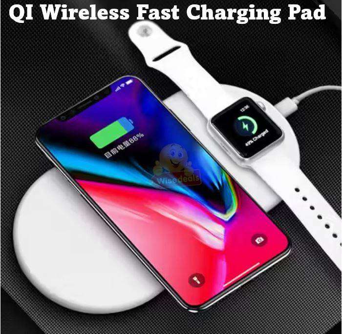 QI Wireless Fast Charging Pad 2 Devices