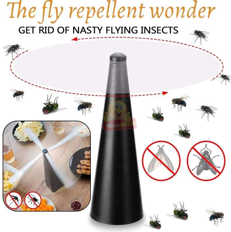 Insect Repeller Fan with 360° Rotation, Silent, Keep Insects away from Food and more - START R1 ONLY