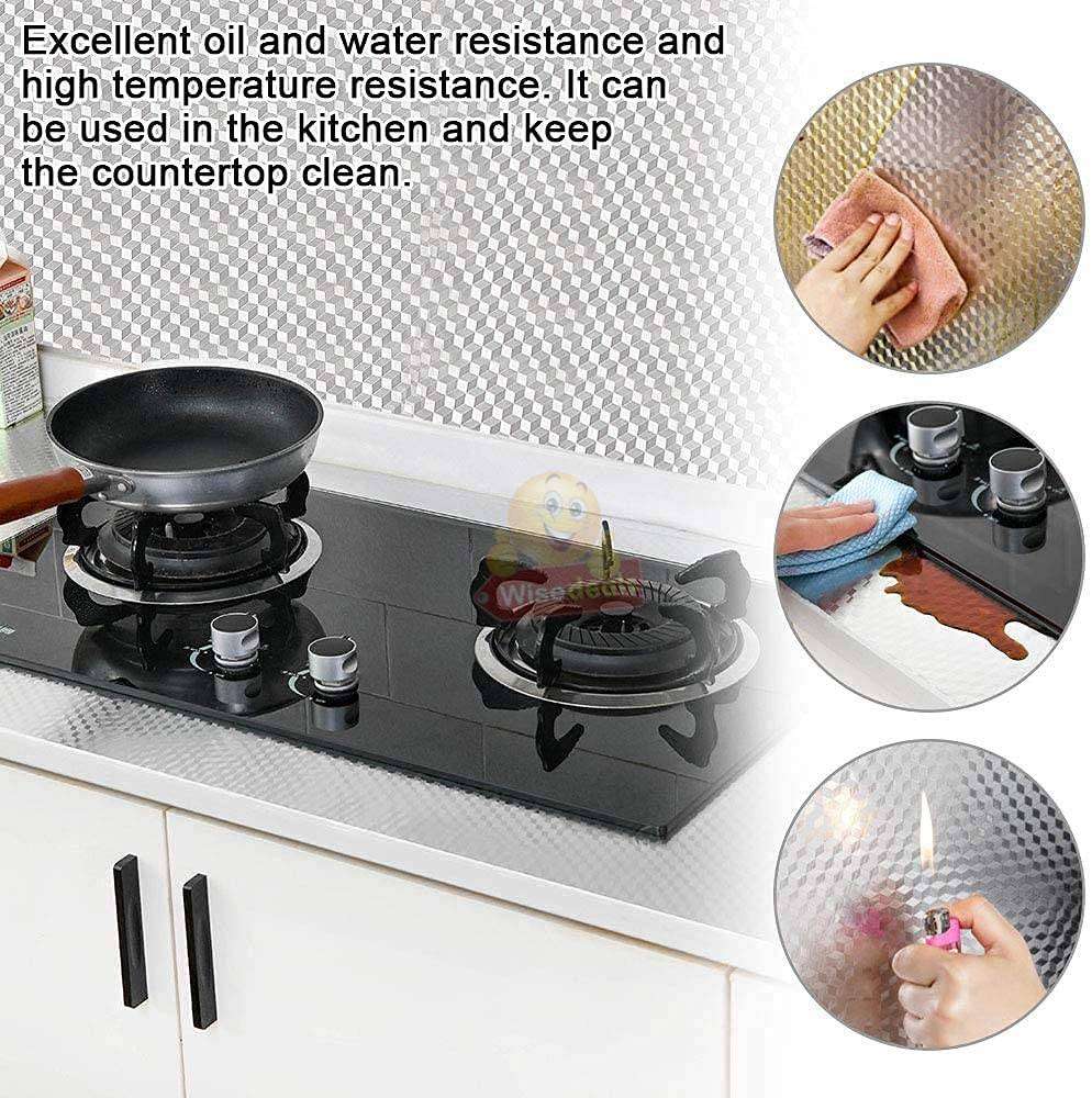 60cm X 200cm Self-adhesive Aluminium Foil Sticker Roll